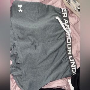 under armor grey shorts